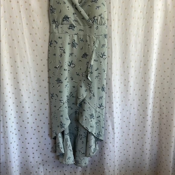 No Boundaries Green Floral Dress - Picture 3 of 11